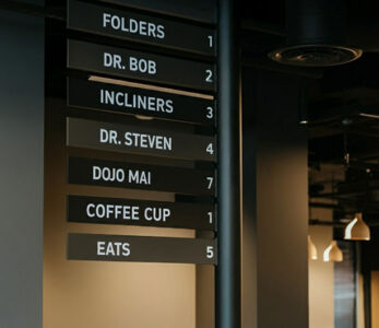 Hanging Blade Storefront Sign