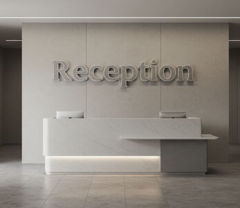 Reception Desk Signage