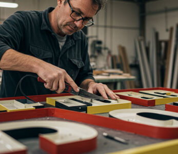 Etched Glass Vinyl Graphics