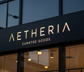 Light Box Storefront Sign