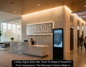 Lobby Signs Near Me: How To Make A Powerful First Impression The Moment Clients Walk In