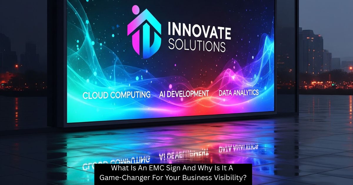 What Is An EMC Sign And Why Is It A Game-Changer For Your Business Visibility? - Empire Sign & Design