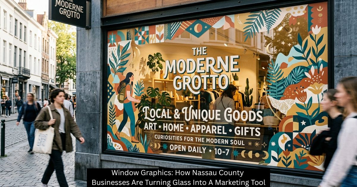 Window Graphics: How Nassau County Businesses Are Turning Glass Into A Marketing Tool - Empire Sign & Design