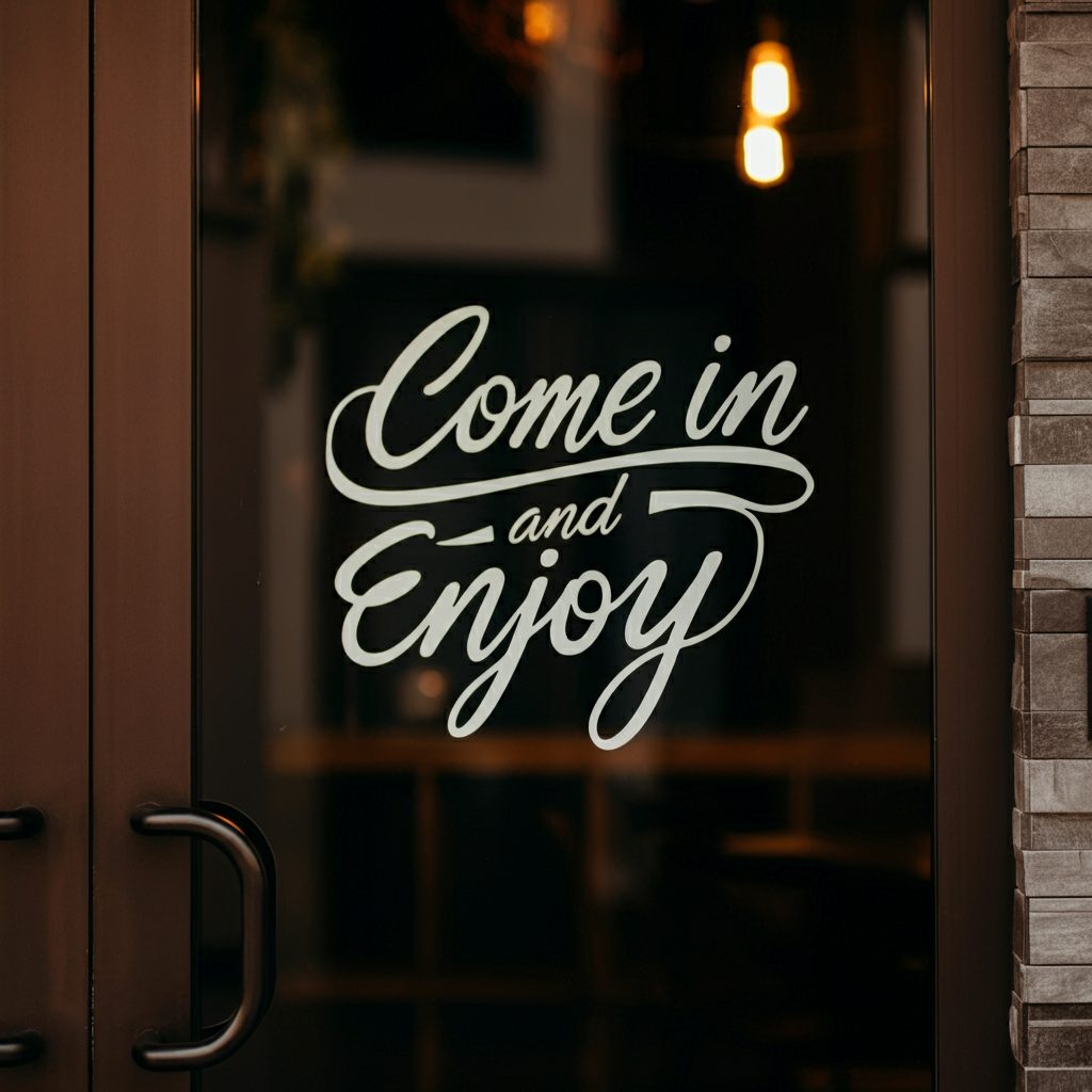 Window or Door Lettering
